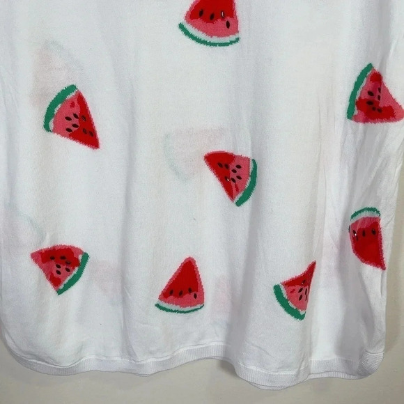 TALBOTS | BEADED WATERMELON SHORT SLEEVE TEE - Picture 4 of 13